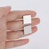 Driew Blank Square Cufflinks, Blank Cufflink for Men Stainless Steel Cufflinks Cuff Links Flat Pad Blank Setting Tray 1 Pair,Silver...