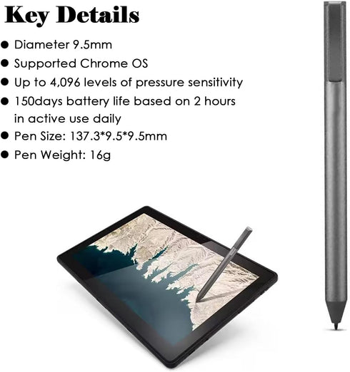 USI Stylus Pen for Lenovo USI Pen (4X80Z49662) Compatible with Lenovo Duet 5 Chromebook 14,for Lenovo 300E Gen 3 Chromebook...