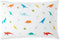 Wildkin 100% Cotton Kids Pillowcase – Soft, Breathable & Standard Size (20x30) - Jurassic Dinosaurs...