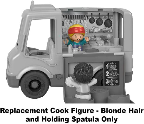 Replacement Part for Fisher-Price Little People Serve It Up Food Truck Playset - GTT73 ~ Replacement Cook Figure ~ Blonde Hair ~ Holding Spatula...