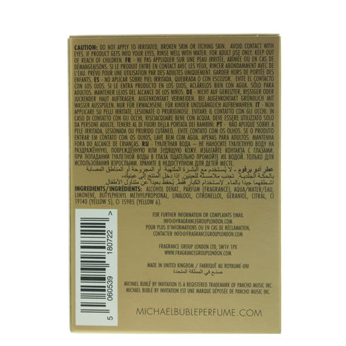 By Invitation Signature from Michael Bublé Fragrances, 1 Fl Oz | Women’s Perfume | Bergamot, Jasmine, Vanilla Perfume | Eau de Parfum | Gift for W...