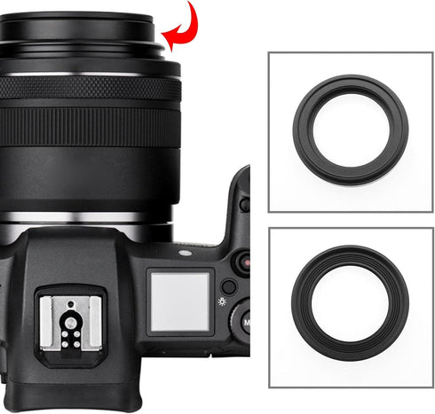 EW-52 Lens Hood Compatible with Canon RF 35mm F1.8 STM Lens Camera Photo Photography Accessories Lens Shade Lens Cover Black...