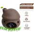 Saim Aquarium Mushroom House Decorations, Ceramic Fish Tank Cave Hideaway Small Fish Shrimp Breeding Cave Fish Tank Landscape Decor for Territoria...