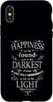 iPhone X/XS Harry Potter Happiness Quote Case...