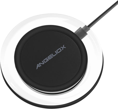 Wireless Charger, 10W Fast Wireless Charging Pad Compatible with Samsung Galaxy S9/S9+/Note 8/S8/S8 Plus,7.5W Qi Charging Base Stand for Charging ...