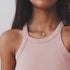 Simple Choker Heart Pendant Necklace for women (silver)...
