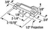 Prime-Line F 2592 Sash Lock, 1/2 In. Latch Projection, Fits Metal Sliding Windows, Diecast Zinc, Painted White, (Single Pack)...