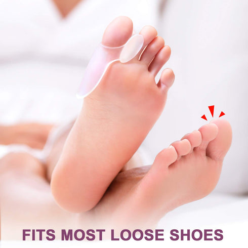 Bunion Cushions and Protector(1/2" Thick),Bunion Corrector Pads with Separator for Big Toe, Gel Shield for Foot Pain Relief, Calluses, Relieve Foo...