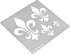 Aleks Melnyk No.250 Metal Stencil, Fleurs de Lys Symbole, French fleur-de-lis, Lily Flower, Ornament, Vintage, Patterns, Template for Wood Burning...