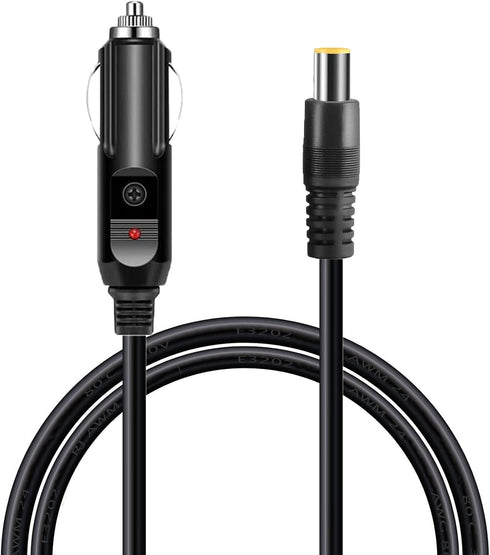 12V DC8MM Car Charger Cable 15A,DC7909 7.9 x 5.5mm Car Cigarette Lighter Cable Compatible with Bluetti EB3A/EB70 Portable Power Station,Camera,Lap...