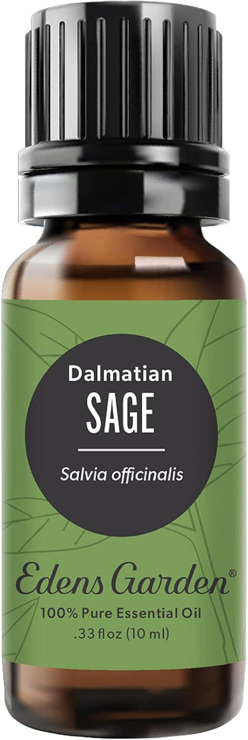 Edens Garden Sage- Dalmation Essential Oil- 100% Pure Premium Grade, Undiluted, Natural, Therapeutic, Aromatherapy, The Best for Candle, Laundry, ...