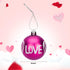 12 Pieces Valentine's Day Hanging Ball Ornaments, Heart Glitter Balls Decorative Supplies for Party, Valentine's Day,Wedding Tree Decorations...