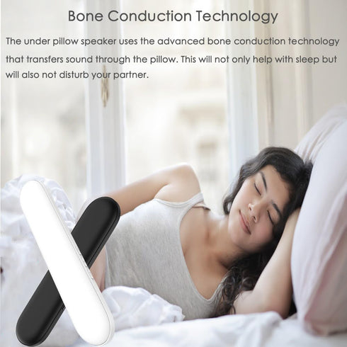 Under Pillow Speaker for Sleeping, Sleepbar Speaker Under Pillow, White Noise Machine Audio Pillow Speaker, Mini Portable Sleep Speaker for Travel...