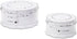 KitchenArt Adjust-A-Burger Press Set, Plastic, 2-Piece, White...