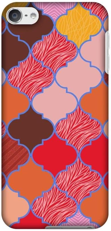 AMZER Slim Fit Handcrafted Designer Printed Snap On Hard Shell Case Back Cover with Screen Cleaning Kit Skin for iPod Touch 6th Gen - Christmas Re...
