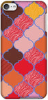 AMZER Slim Fit Handcrafted Designer Printed Snap On Hard Shell Case Back Cover with Screen Cleaning Kit Skin for iPod Touch 6th Gen - Christmas Re...