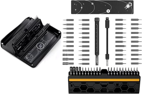 Precision Screwdriver Kit, 47 in 1 Repair Tool Set, Magnetic Driver Bits & Extension Rod & Mat, Storage Box, Holiday Gift...