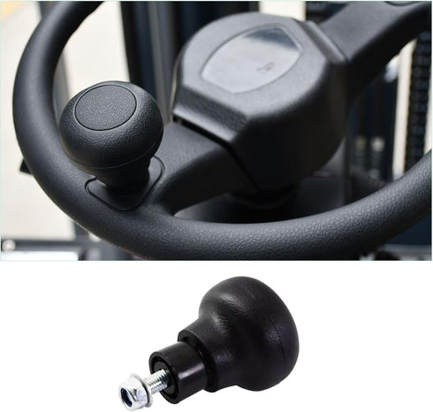 Car Steering Wheel Knob, 8mm Screw Steering Wheel Spinner Knob Turning Aid Ball, Universal Non-Slip Screw Steering Wheel Spinner Knob for Tractor ...