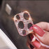Omorro for iPhone 12 Pro Max Bling Lens Protector, Camera Cover 3D Glitter Crystal Diamond Rhinestone Shining Dots Metal Protective Decoration Sti...