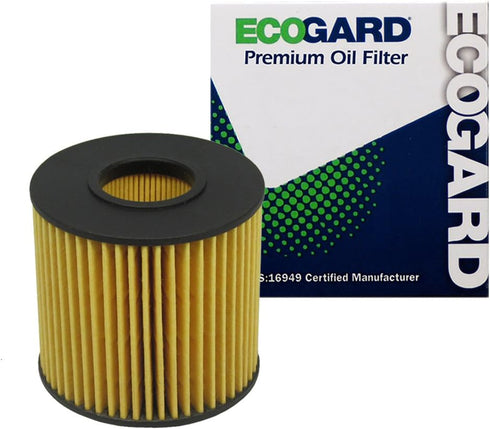 ECOGARD X5608 Premium Cartridge Engine Oil Filter for Conventional Oil Fits Toyota Camry 2.5L 2010-2017, RAV4 2.5L 2009-2018, Highlander 3.5L 2008...