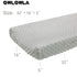 Owlowla Changing Pad Cover, Soft Minky Dots Changing Table Sheets for Baby Boy and Girl(Black)...