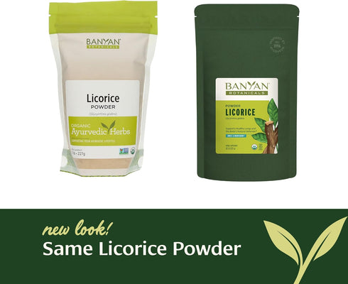 Banyan Botanicals Licorice Powder – Organic Licorice Root Powder (Glycyrrhiza Glabra) – for Supporting Healthy Digestion and Respiratory System Fu...