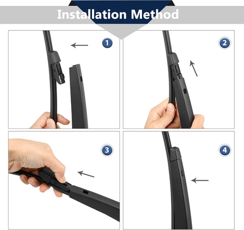 X AUTOHAUX Rear Windshield Wiper Blade Arm Set for VW Golf for Volkswagen MK7 2013-2021...