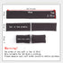 TinaKim Cuffs for Sleeves, Ribbing Fabric, for Children's Jacket Sewing (Black, 40x7cm)...