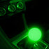 Glow Green Auto Car Shift Knob Round Ball Weighted Manual Gear Stick Shifter Adapter JDM Universal...