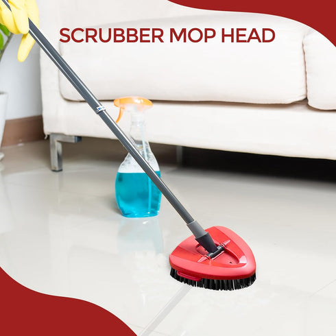 Scrub Brush, 2 Pcs Spin Mop Scrub Brush Head Compatible EasyWring 1-Tank System, Hard Bristle Cleaning Brush for Bathroom, Kitchen, Tub and Tile (...