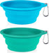 COOYOO Collapsible Dog Bowls 700ML,2 Pack Portable Collapsible Dog Water Bowls for Cats Dogs,Pet Foldable Feeding Watering Dish for Traveling Camp...