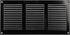 Vent Systems 12'' x 6'' Inch Black Air Vent Cover Metal Air Return Grill with Built in Pest Guard Screen HVAC Vent Cover for Home Improvement Vent...