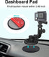 Suction Camera Mount, Car Camera Holder for Dashboard Windshield, Suction Cup Stand with 1/4" Tripod Adapter for Gopro Hero 12 11 10 9 8 7, Max, S...