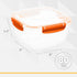 Superio Brand Food Storage Container, 80 oz, Orange...