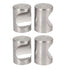 uxcell Dresser Door Cabinet Single Hole Zinc Alloy Flat Cylinder Pull Handles Knob 4pcs...