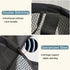 2Pack Mesh Pop Up Laundry Hamper, Foldable Laundry Basket with Side Pocket for Nursery Room, Laundry Room, Travel, Cruise (Black+Blue)...