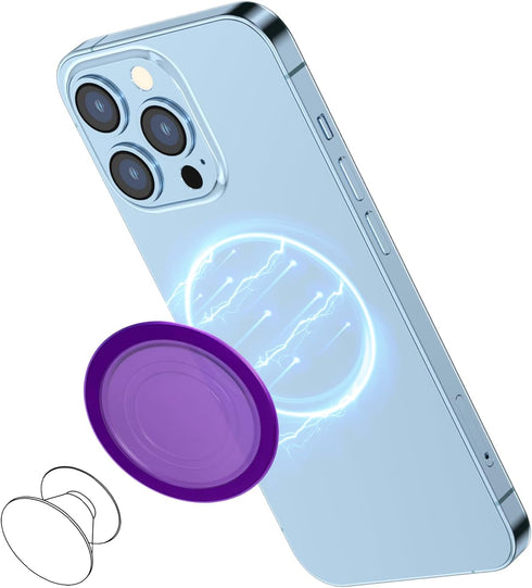 AUROX Compatible with MagSafe Base for iPhone 15/14/13/12 Magnetic Base Plate?Base Only? Intended for Pop Socket Grip and Phone Ring Holder?Remova...