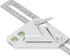 Combination Square with Bubble Level Silver Flexible Woodworking Triangle Ruler Carpentry Tools...