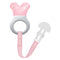 Mini Cooler Teether with Clip, Girl, 2+ Months, 1-Count...