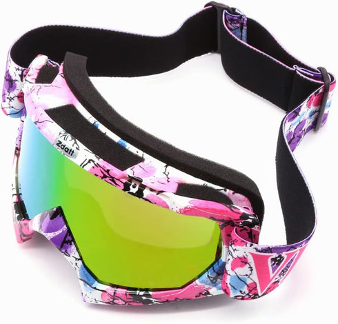 Dirt Bike Goggles, ATV Goggles motorcycle goggles, UTV MX OTG Accessories Goggle Glasses & Anti Fog Ski Goggles, Racing Skiing Dirtbike Goggles fo...