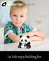 Mini Micro Blocks Panda- 487pcs, Mini Panda Building Toy-Handing Flowers, Panda Building Set for Adults, Micro Blocks Set for 12+ Boys & Girls, Bi...