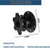 1 PC Car Steering Wheel Quick Release Kit, 3.34" x 2.75" High-strength Steel Snap-on Boss Wheel Hub Heightening Adapter, Repair Modification Acces...