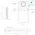 AMIR Door Window Alarm 3 Pack - Home Security Sensor with Windows Open Alarms - Pool Alarm for Kids Safety - Keep Your Home Safe...
