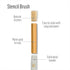 Plaid Stencil Brush Set, (8-Piece), 0289956...