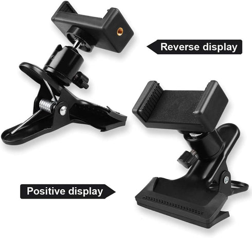 Mr.Power Guitar Bass Head Phone Holder Live Broadcast Bracket Clip Compatible with iPhone, Compatible with Samsung Smart Phones (Guitar Head Phone...