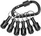 6PCS 1/4 Inch Bit Holder Keychain, Hex Shank Screwdriver Drill Bit Holder Key Chain Extension Bar, Screw Adapter Quick Release Hand-Held Impact So...