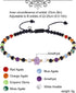 Real 7 Chakra Anklet Summer Beach Black Agate Amethyst Raw Stone Ankle Bracelets for Women Spiritual Healing Crystals Energy Yoga Meditation Gifts...