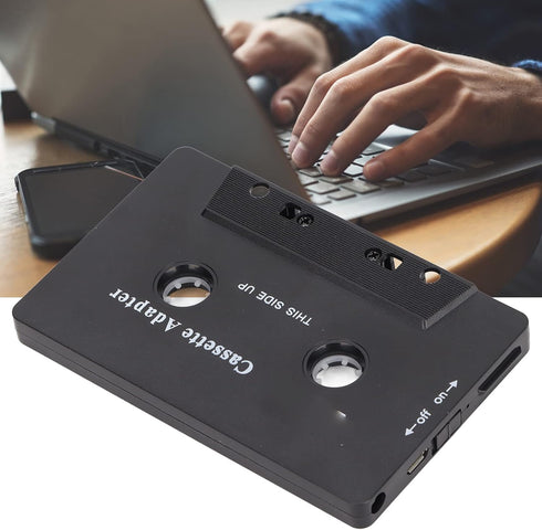 Car Audio Bluetooth Cassette Receiver, Noise Reduction Tape Player Bluetooth 5.0 Cassette Aux Adapter for Mobile Phone, Tablet, MP3 Player, Car St...