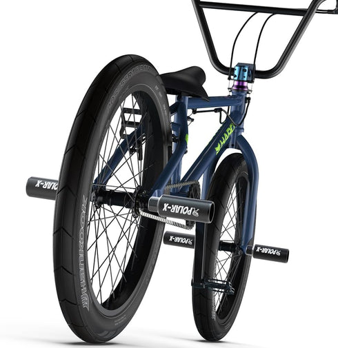 Volo Polar-X Bike Pegs BMX Accessories 3/8 Inch 1 Pair Solid Axles Rear Front Foot Resting Street Stunt Aluminum Alloy Non-Slip Light Weight Bicyc...