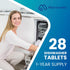 Dishwasher Cleaner and Deodorizer 28 Tablets: Maravello Dish Washer Machine Deep Clean Descaler Pods for Cleaning Heavy Duty Grease, Limescale, Ha...